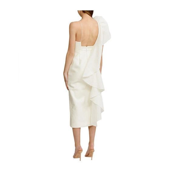 ❤️Acler Ruffle Draped Midi Dress❤️